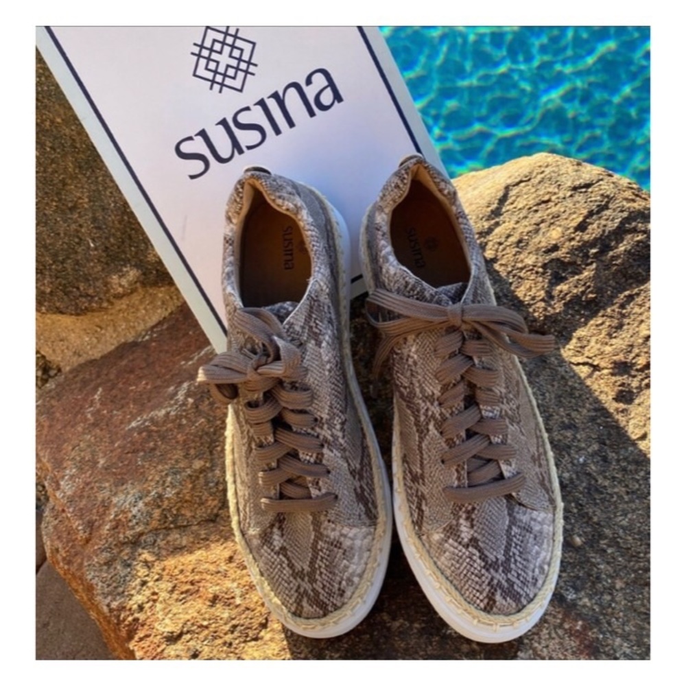Susina Snakeskin Sneaks